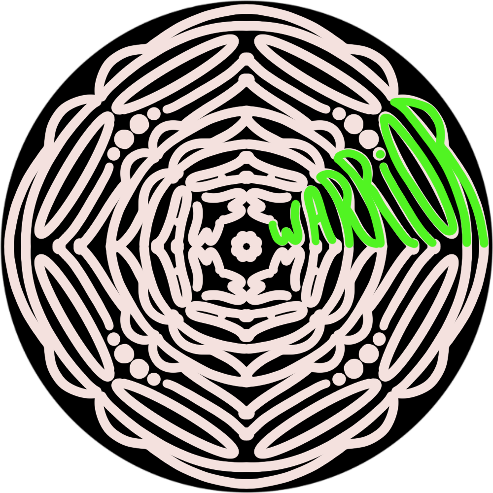 Wordala Word Mandala "WARRIOR" 2