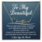 The Gift That Keeps on Giving - Custom Script Name Necklace for Wife, Soulmate, Girlfriend