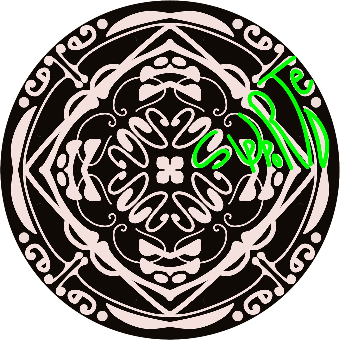 Wordala Word Mandala "SUPPORTED"