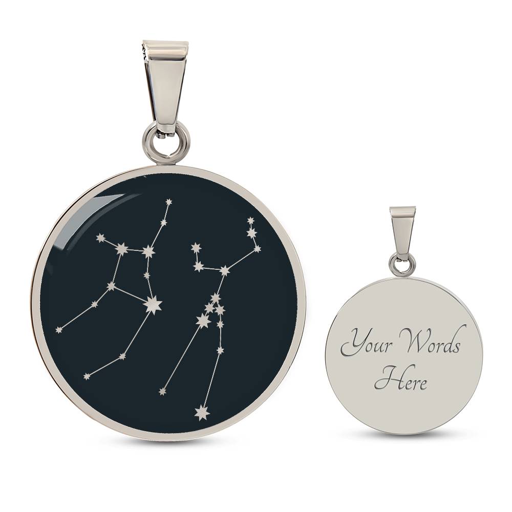 Match Made in Heaven Graphic - Custom Couples Zodiac Necklace & Gift Box