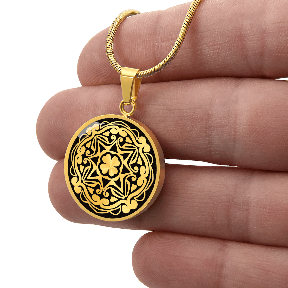 Love Bloom Matching Couples Necklace Pendant - CUSTOM INITIALS