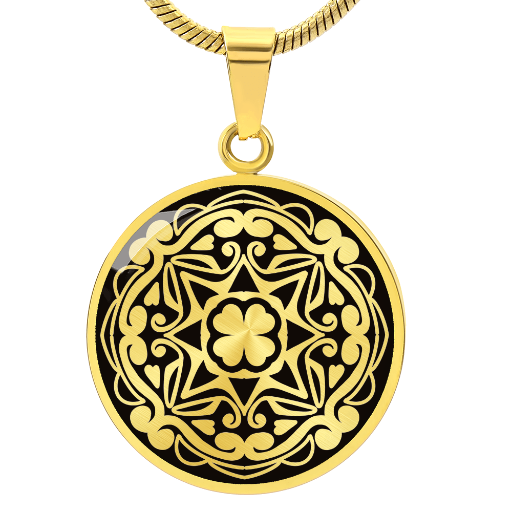 Love Bloom Matching Couples Necklace Pendant - CUSTOM INITIALS
